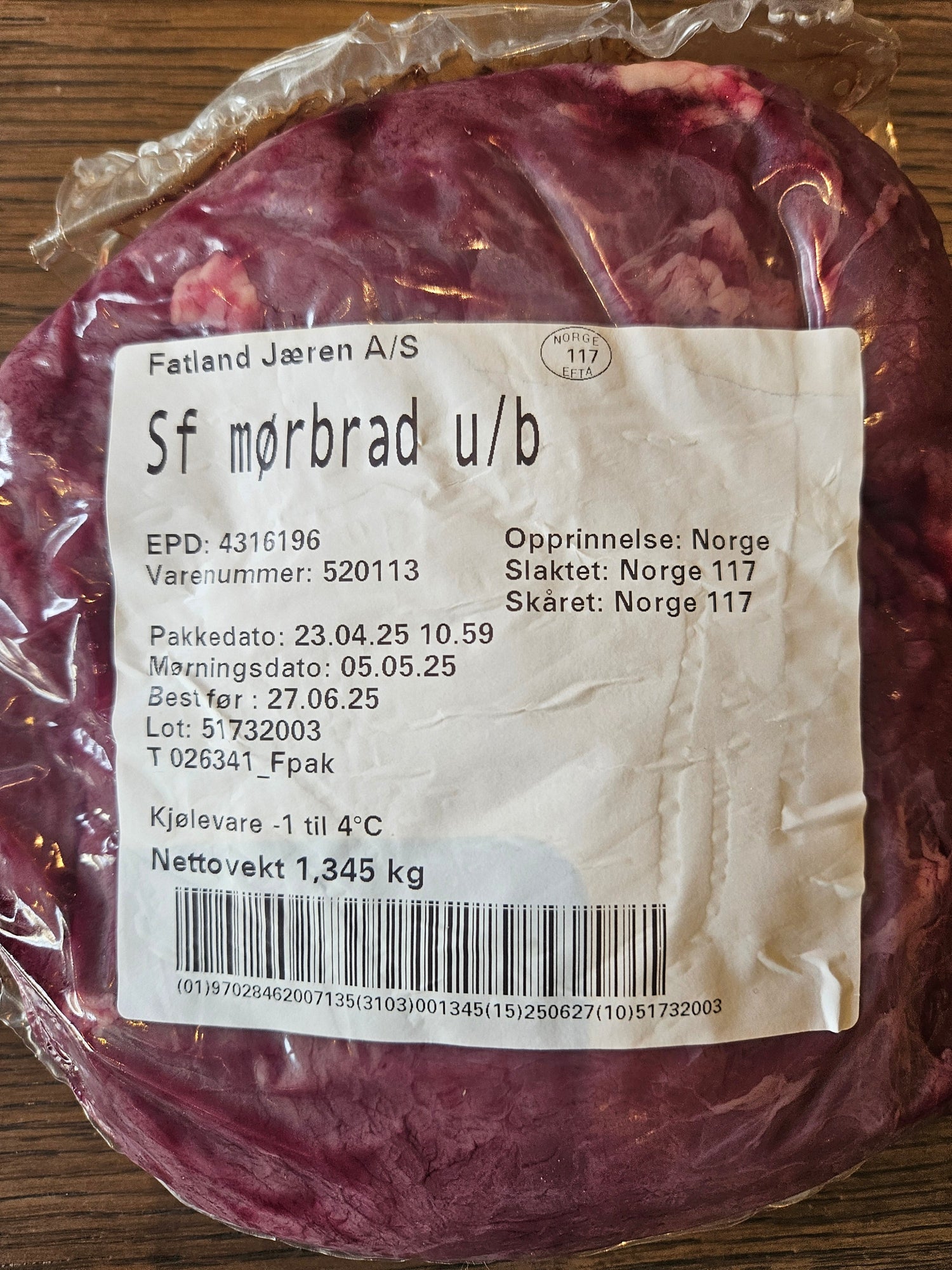 Mørbrad (Utsolgt)
