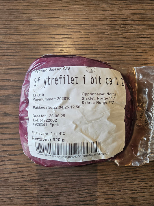 Ytrefilet (0,62kg)