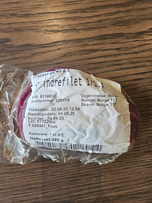 Indrefilet (395g)
