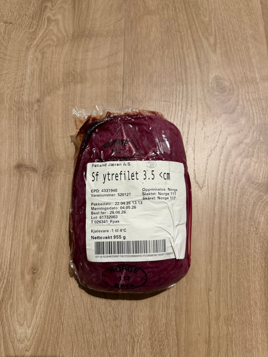 Ytrefilet (0,955kg) 450kr/kg