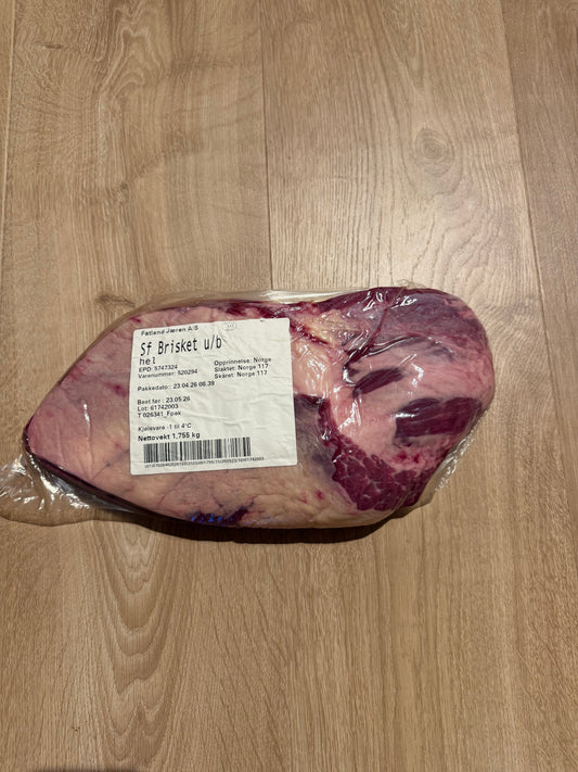 Brisket (1,755kg) 250kr/kg